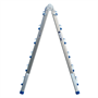 Лестница алюминиевая шарнирная телескопическая 4x6 TT46 Алюмет TT46