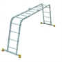 Лестница-трансформер. Профессиональная серия 4 секции по 4 ступени 4*4 T444 Алюмет T444