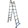 Двухсторонняя телескопическая лестница с шарниром 2,2+2,2 м (7+7 ступ) DTLH2.2 Алюмет DTLH2.2