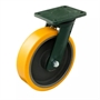 Колесо большегрузное Tellure Rota 648307 поворотное (250 мм; 1500 кг), полиуретан, чугун, шариковый подшипник 648307