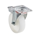 Колесо полиамидное Tellure Rota 686800 поворотное с тормозом (65 мм; 120 кг) 686800