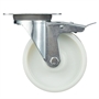Колесо нейлоновое поворотное с тормозом Стелла-техник N48200PNYB (200 мм; г/п 350 кг) N48200PNYB