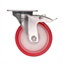 Колесо поворотное с тормозом на НЕРЖАВЕЙКЕ Стелла-техник 6903-125 (125 мм; г/п 220 кг) 6903-125