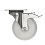 Колесо поворотное с тормозом на НЕРЖАВЕЙКЕ Стелла-техник 5903-150 (160 мм; г/п 400 кг) 5903-150