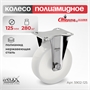 Колесо неповоротное на НЕРЖАВЕЙКЕ Стелла-техник 5902-125 (125 мм; г/п 280 кг) 5902-125