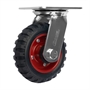Колесо промышленное повортное Стелла-техник 5001-125 (125 мм; г/п 120 кг), черная резина с протектором 5001-125