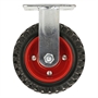 Колесо промышленное неповоротное Стелла-техник 5002-160 (150 мм; г/п 160 кг), черная резина с протектором 5002-160