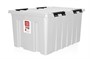 Пластиковый контейнер Rox Box 120 л. с крышкой на роликах (740x565x415 мм) 120-00