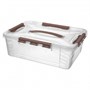 Пластиковый контейнер с крышкой Grand Box 10 л (390x290x124 мм) 433200302