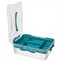 Пластиковый контейнер с крышкой и вставкой-органайзером Grand Box 10 л (390x290x124 мм) 433224302